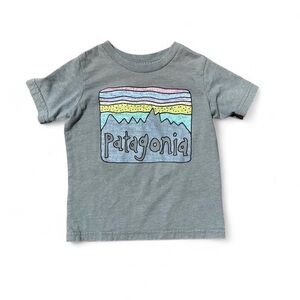 Patagonia Kids Gray and Multicolor Graphic Tee